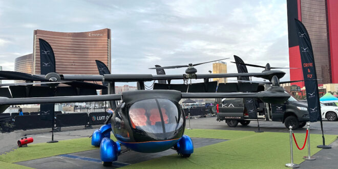 Prototyp „latającego samochodu” ASKA A5 eVTOL zaprezentowany na targach CES 2023