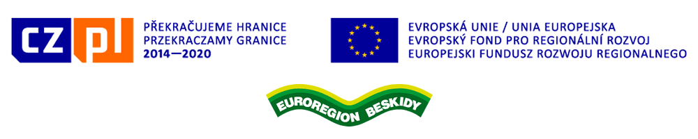 Mikroprojekt jest współfinansowany ze środków Europejskiego Funduszu Rozwoju Regionalnego w ramach Programu INTERREG V-A Republika Czeska – Polska 2014-2020 oraz z budżetu państwa za pośrednictwem Euroregionu Beskidy