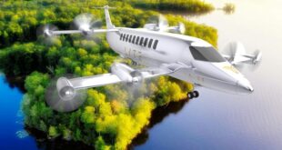 Hybrydowy samolot eVTOL SkyBus firmy Lyte Aviation ma przewozić 40 pasażerów. fot: Lyte Aviation