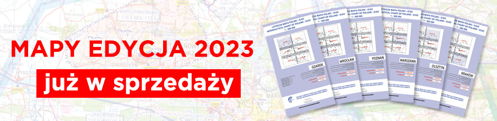 Mapy VFR Polski EDYCJA 2023 - już w sprzedaży!
