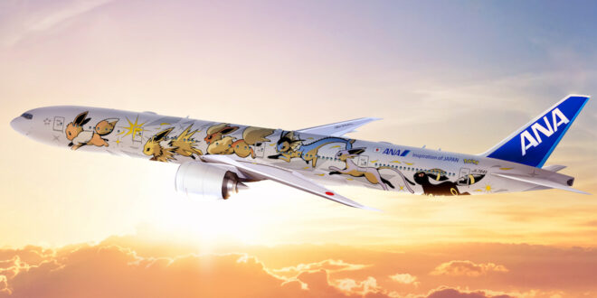 Boeing 777-300ER „Eevee Jet NH”. fot.: All Nippon Airways