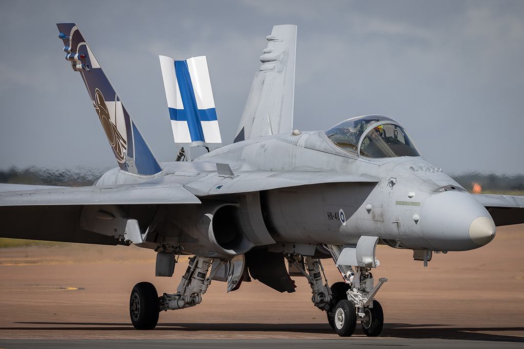 F/A-18 Hornet Display Team. fot. Puolustusvoimat - The Finnish Defence Force