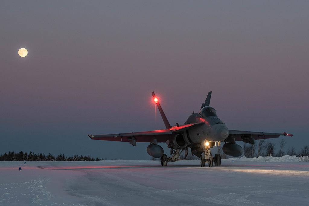 F-18 Hornet. fot. Puolustusvoimat - The Finnish Defence Force / Anne Torvinen