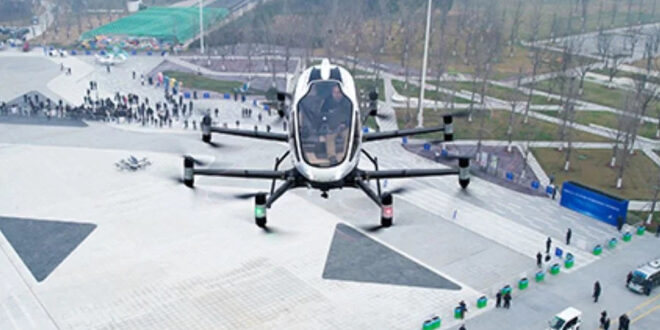 Próby EH216-S przeprowadzono w Jiulong Lake Park w Kantonie i Luogang Central Park w Hefei. fot. EHang