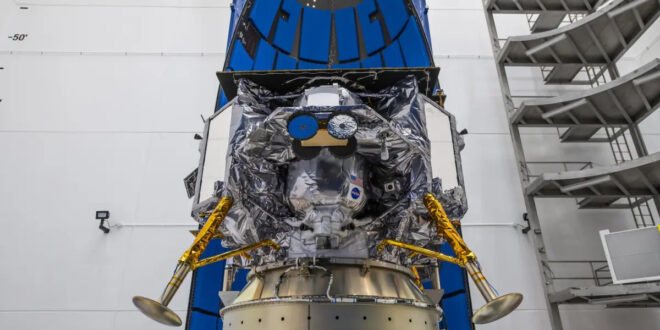 The Peregrine on a top of United Launch Alliance Vulcan Centaur rocket Image. credit United Launch Alliance