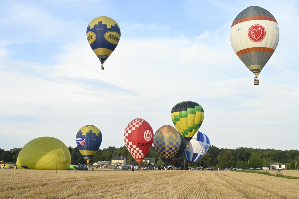 19 Międzynarodowe Zawody Balonowe Nałęczów 2024. fot. Paweł Kleszcz