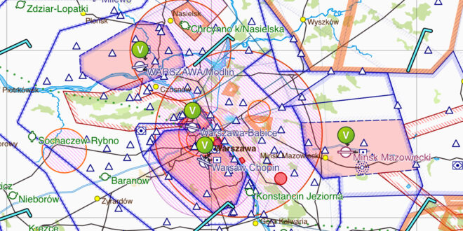 Przygotowania do defilady nad Warszawa - zmiany organizacji przestrzeni