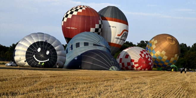 Międzynarodowe Zawody Balonowe Nałęczów 2024. fot. Paweł Kleszcz