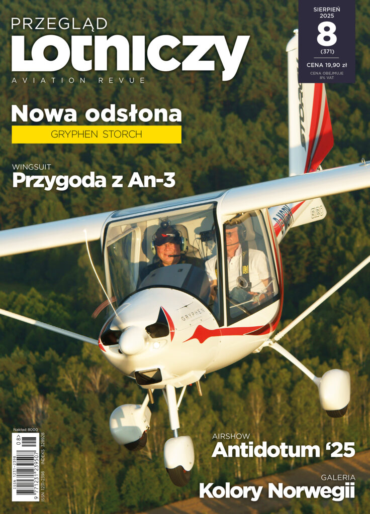 Okładka Przegląd Lotniczy Sierpień 2025 08/25