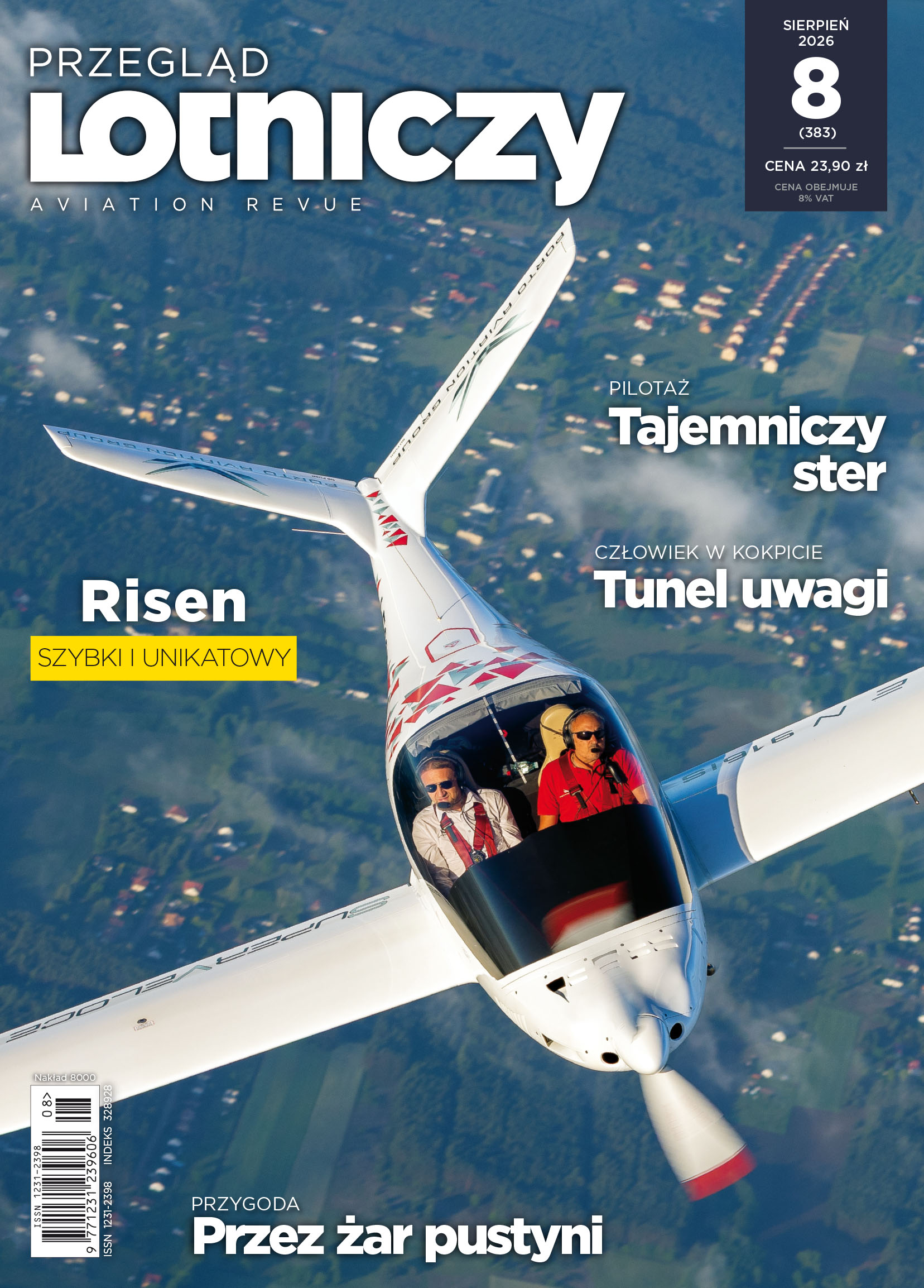 Okładka Przegląd Lotniczy Sierpień 2026 08/26